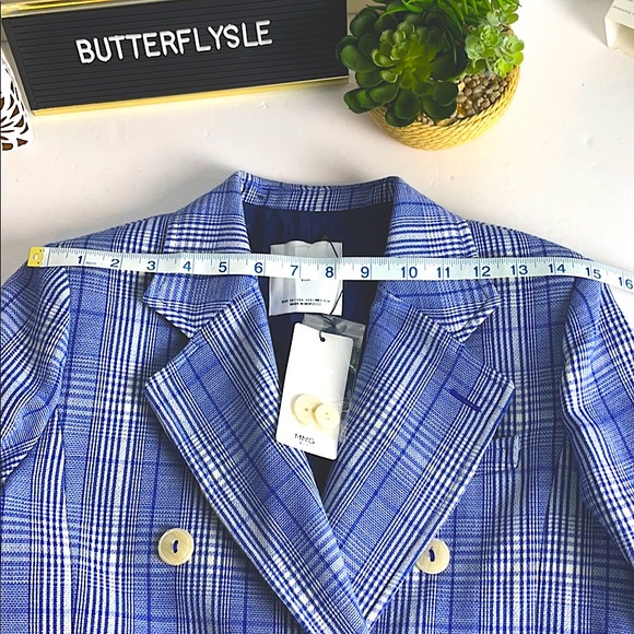 MANGO Checked Structured Coat - Picture 9 of 11